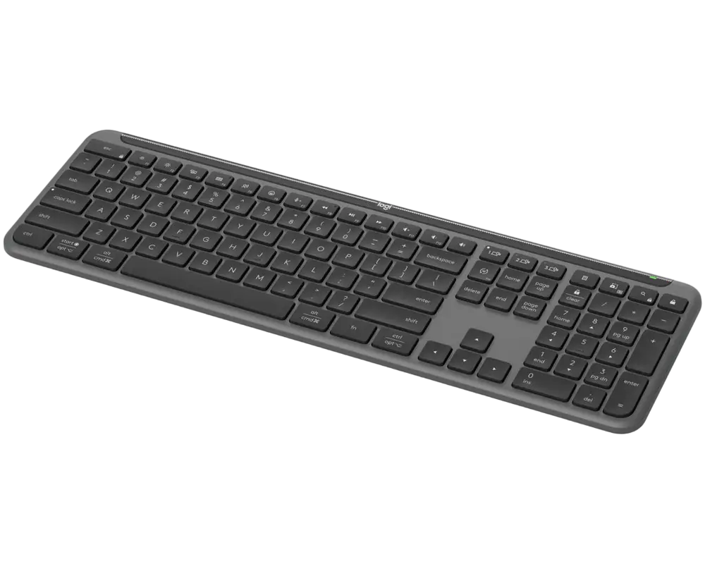 Клавиатура Logitech K950 Мембрана Серый