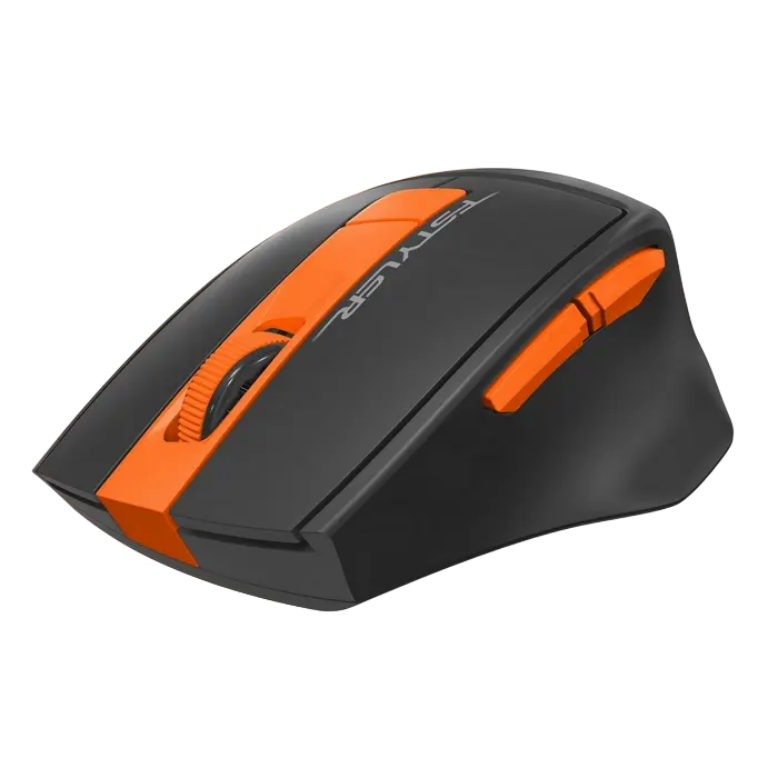 Беcпроводная мышь A4Tech FG30 Беспроводное Черный/Оранжевый