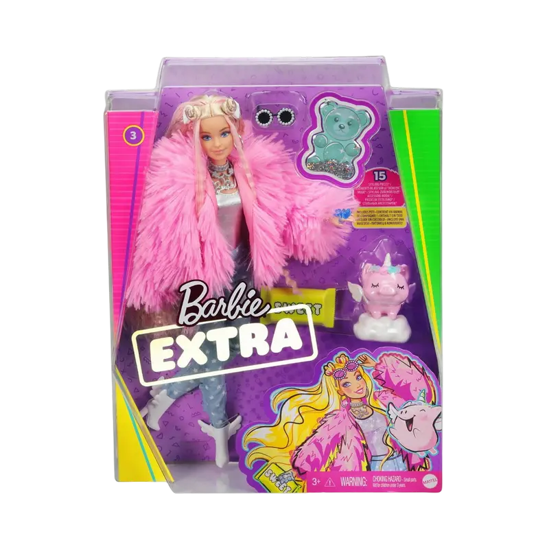 Barbie Extra Fluffy Pink Jacket