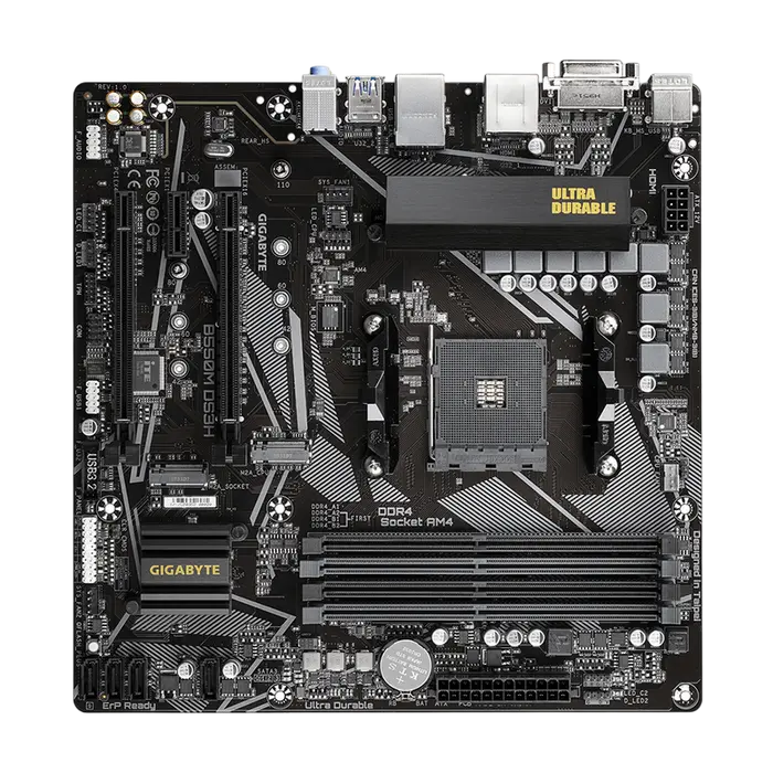 Placă de bază Gigabyte B550M DS3H AM4 Micro-ATX