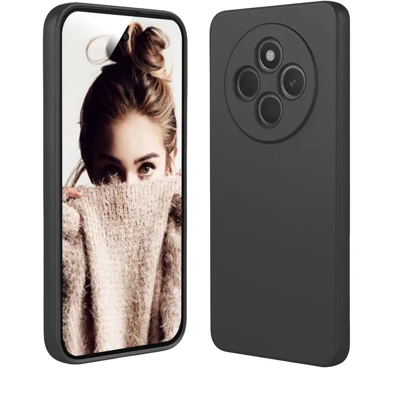 Husă Xcover Xiaomi Redmi 14C Soft Touch Microfiber Soft Touch Series Negru