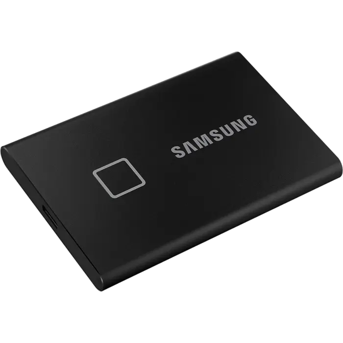 SSD portabil extern Samsung T7 Touch 1 TB Negru