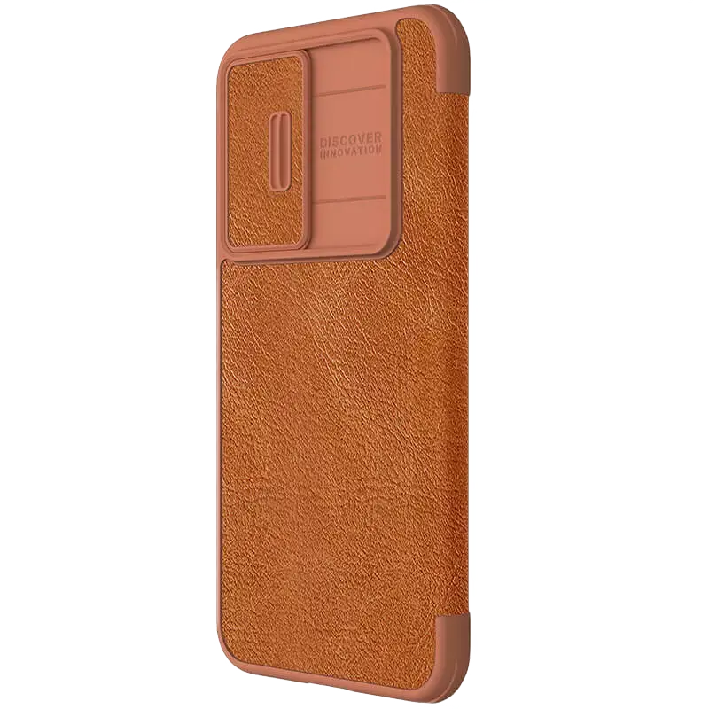 Чехол книжка Nillkin Samsung Galaxy S23 FE Qin Pro Qin Pro Коричневый