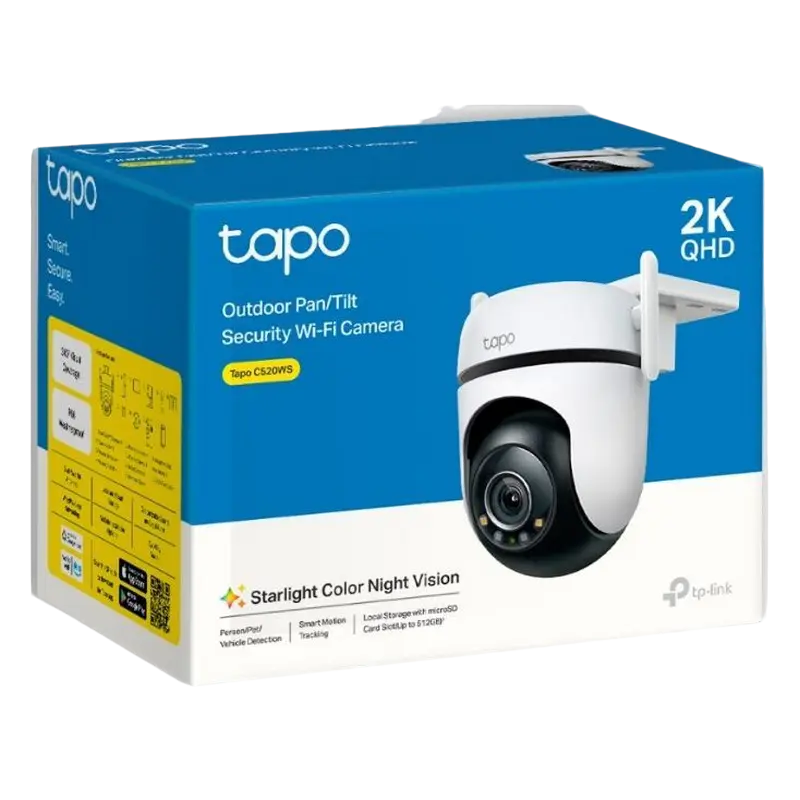 Camera de supraveghere Smart TP-LINK TAPO C520WS Alb