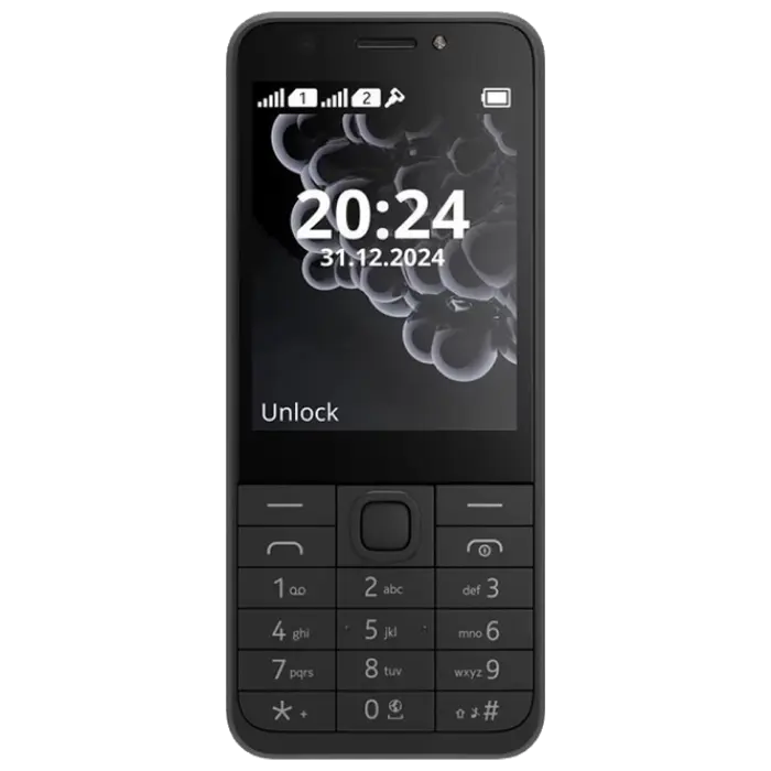 Мобильный телефон Кнопочный Nokia 230 (2024) Чёрный
