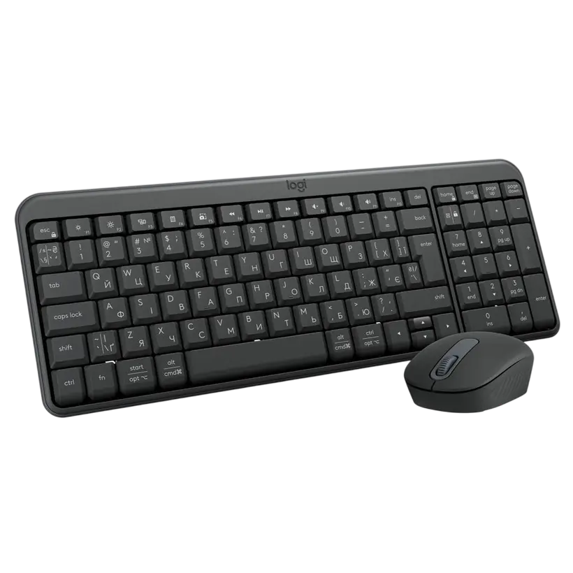 Клавиатура и мышь Logitech MK250 Мембрана Черный
