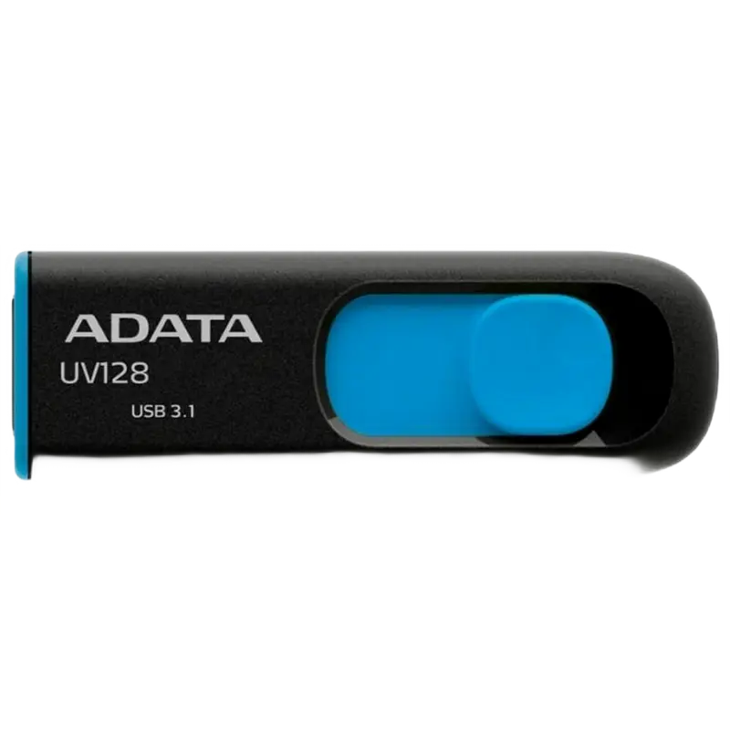 USB Flash накопитель ADATA UV128 16ГБ Черный/Синий
