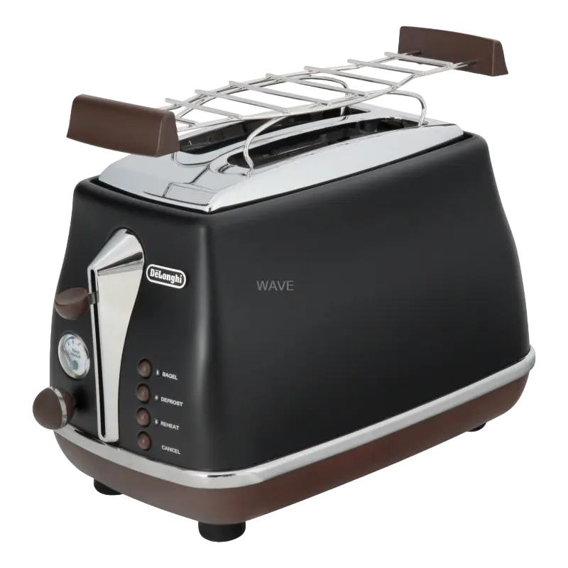 Тостер DeLonghi Icona Vintage Чёрный