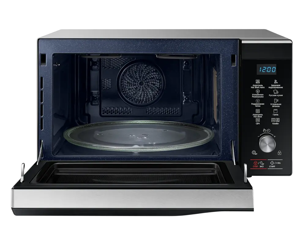 Микроволновая печь Samsung MC32K7055CT/BW Нержавеющая сталь