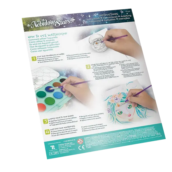 Nebulous Stars Watercolor