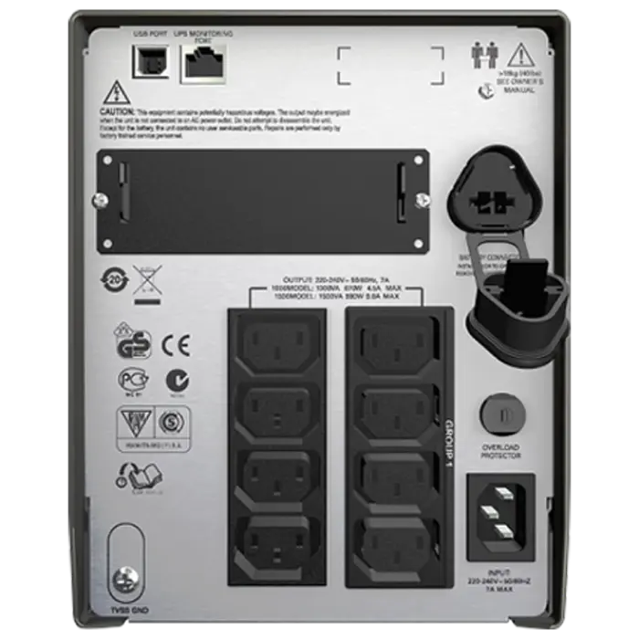 Источник бесперебойного питания APC SMT1000I Черный