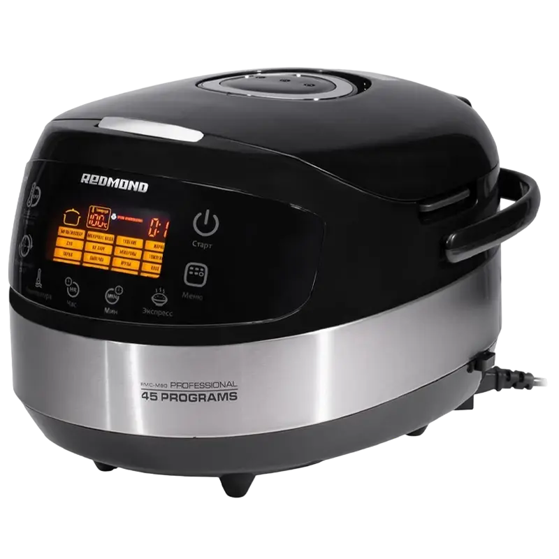 Мультиварка Redmond RMC-M90EU Черный/ Нержавеющая Сталь