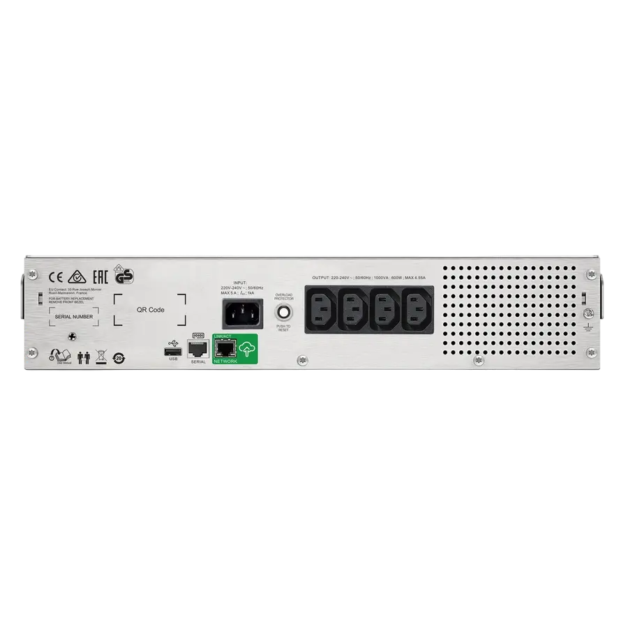 Источник бесперебойного питания APC SMC1000I-2UC Черный