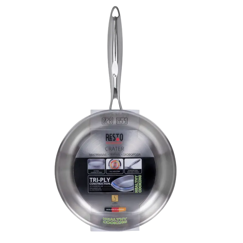 Сковорода RESTO Crater CRATER Grey