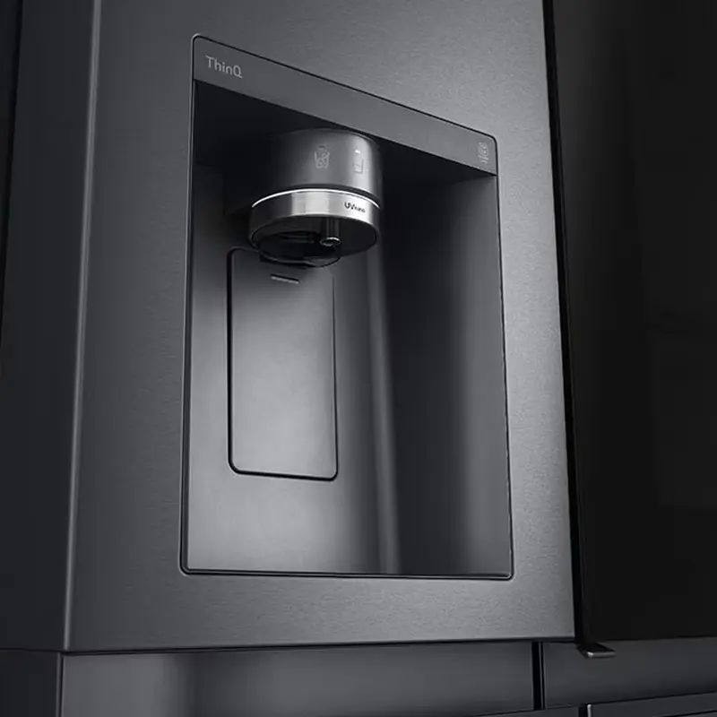 Холодильник LG GSXV90MCDE, InstaView Door-in-Door™, Чёрный