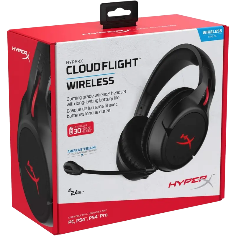 Căști HyperX Cloud Flight Negru