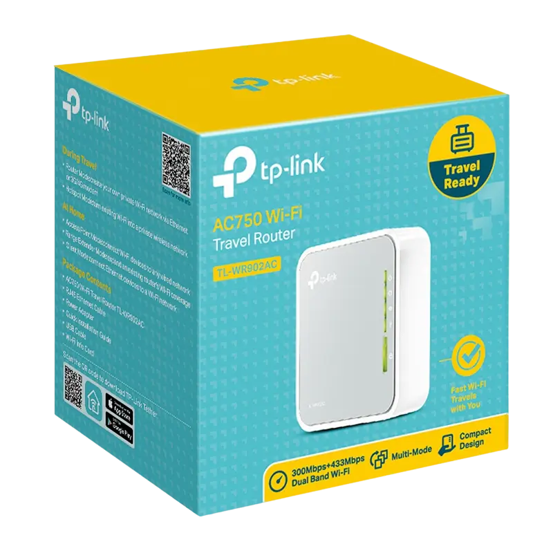 Беспроводной маршрутизатор TP-LINK TL-WR902AC Белый