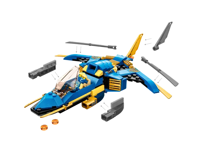 Конструктор LEGO Jay's Lightning Jet EVO Разноцветный