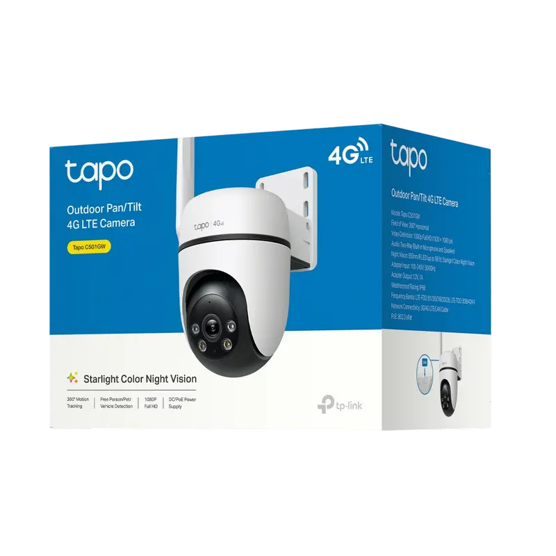 Camera de supraveghere Smart TP-LINK TAPO C501GW Alb