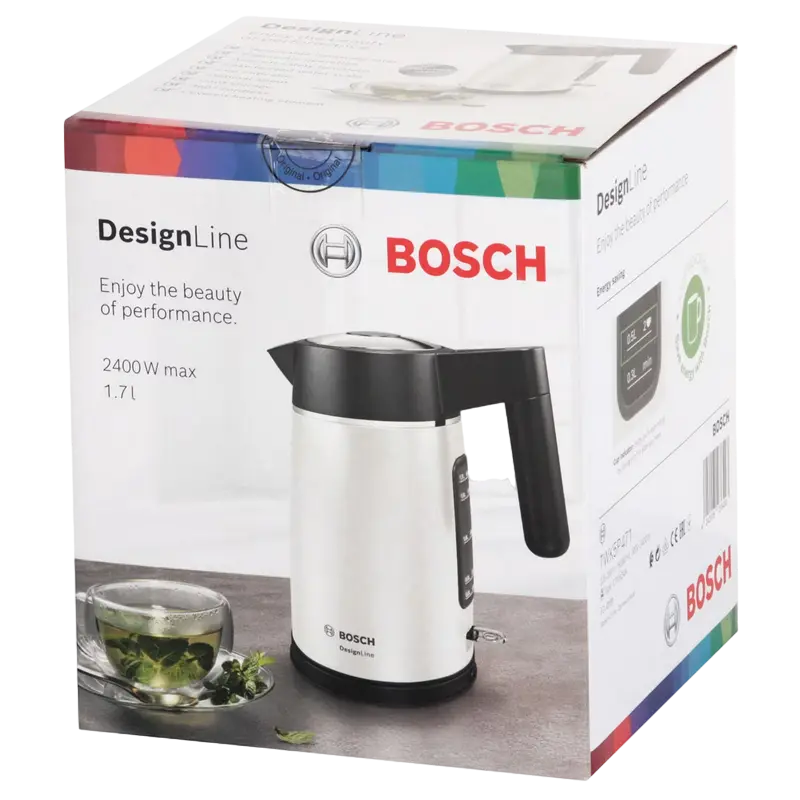 Электрочайник Bosch TWK5P471 Белый | Черный