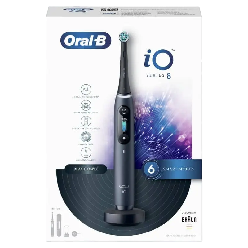 Periuță de dinți electrică Pentru adulți Braun Oral-B iO 8 Black Onyx