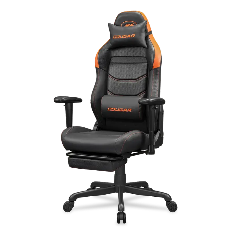 Игровое кресло Cougar Explore Neo ПВХ Кожа Черный | Оранжевый