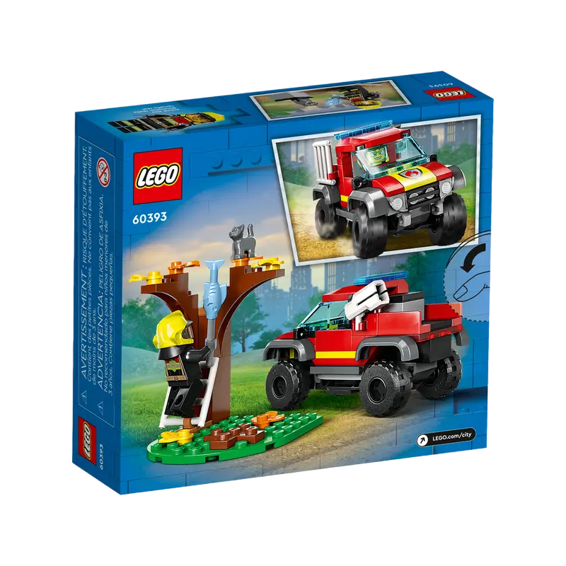 Конструктор LEGO 4x4 Fire Truck Rescue Разноцветный