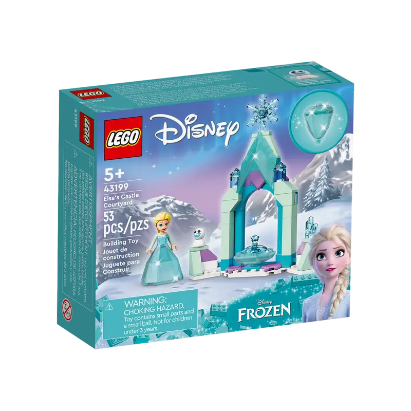 Конструктор LEGO Elsa's Castle Courtyard Синий