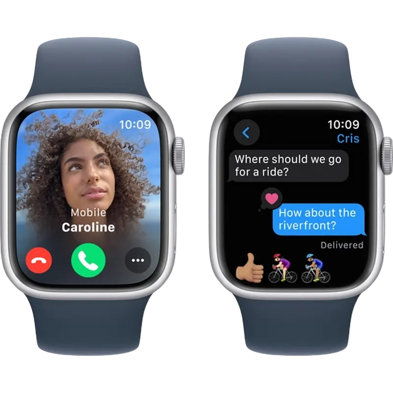 Умные часы Apple Watch Series 9 Silver | Storm Blue