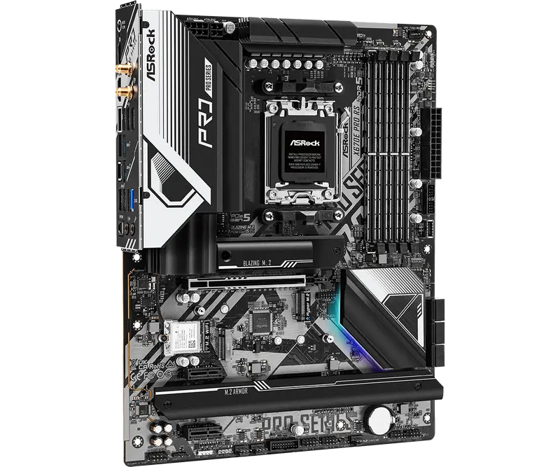 Материнская плата ASRock X670E PRO RS AM5 ATX