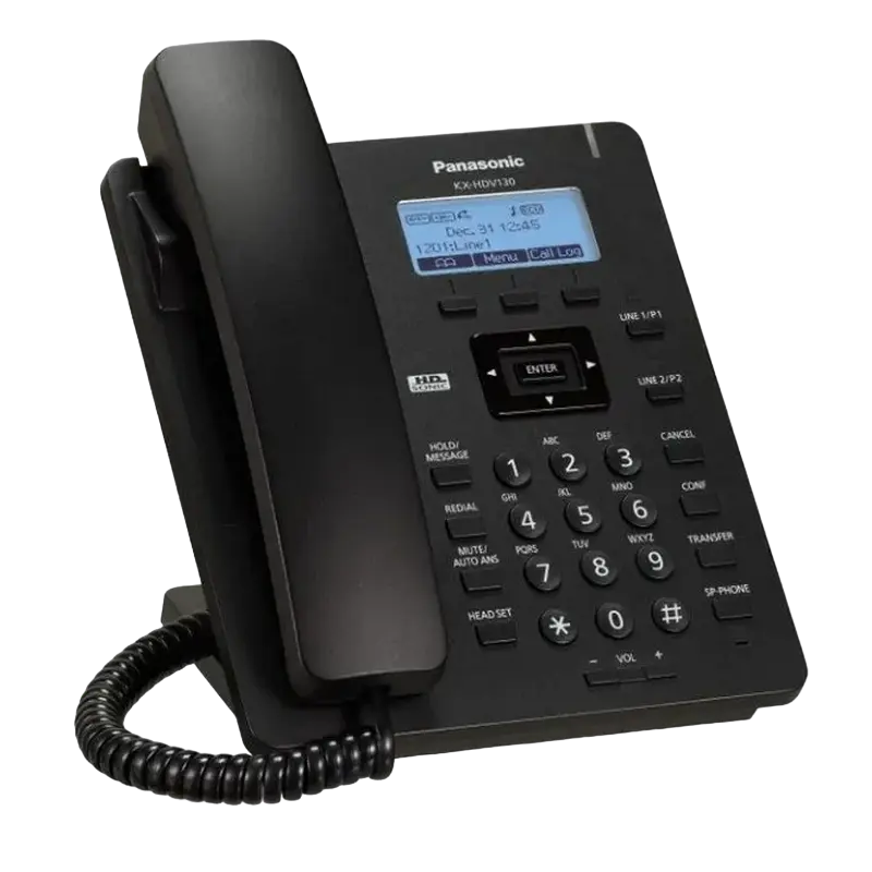 IP Телефон Panasonic KX-HDV130 Черный