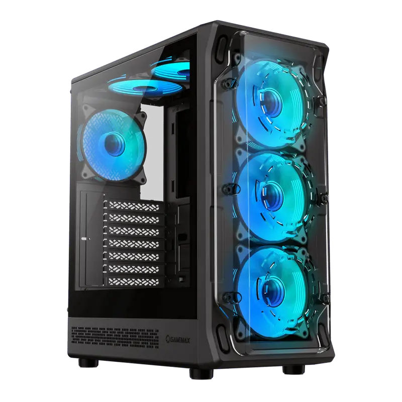 Carcasă PC Gamemax STARLIGHT 2 AB Midi-Tower Negru