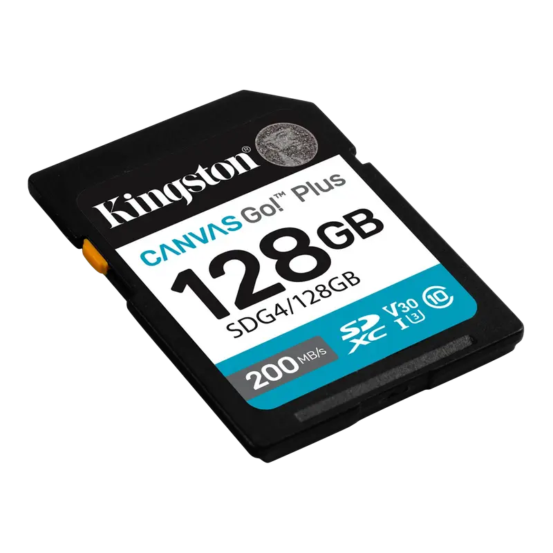 Карта памяти Kingston Canvas Go Plus Gen4 128ГБ