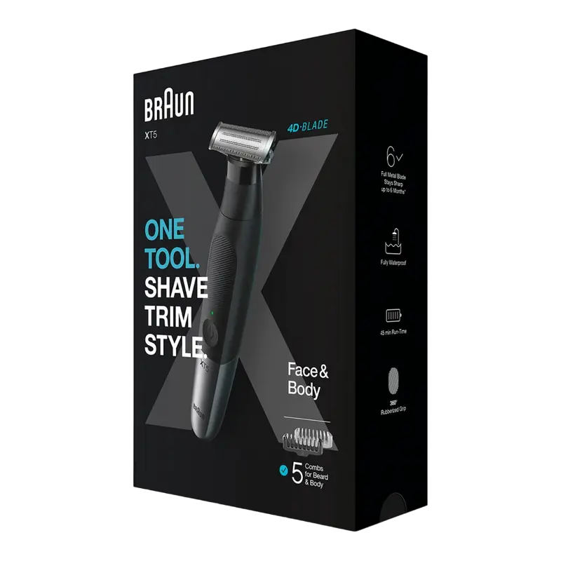 Мужской Триммер Braun Series X Чёрный