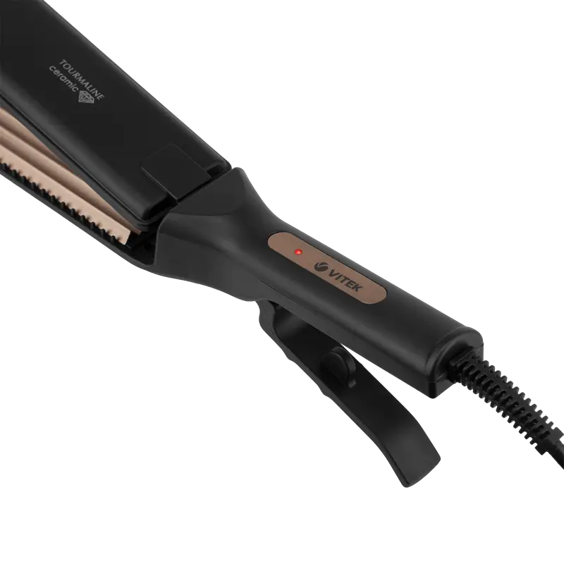 Выпрямитель для волос VITEK VT-8407 Черный | Золотистый