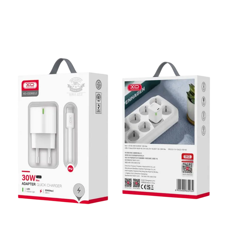 Încărcător XO CE06 Alb