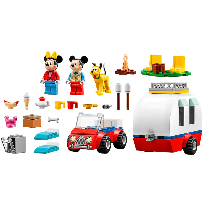 Конструктор LEGO Mickey Mouse and Minnie Mouse's Camping Trip Разноцветный