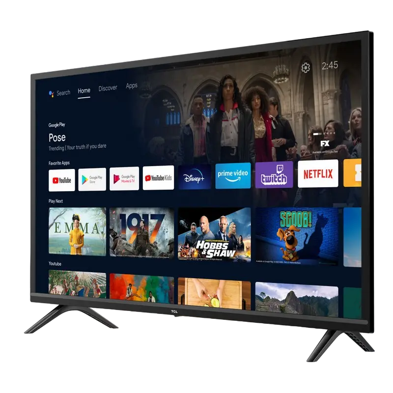 32" LED SMART Телевизор TCL 32S5200 Черный