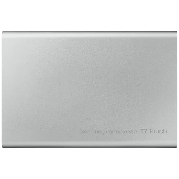 Внешний портативный SSD накопитель Samsung T7 Touch 2 ТБ Серебристый