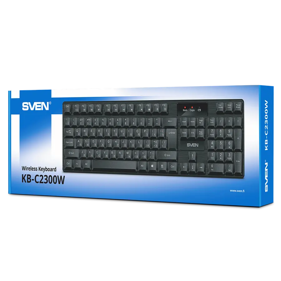 Клавиатура SVEN KB-C2300W Мембрана Черный