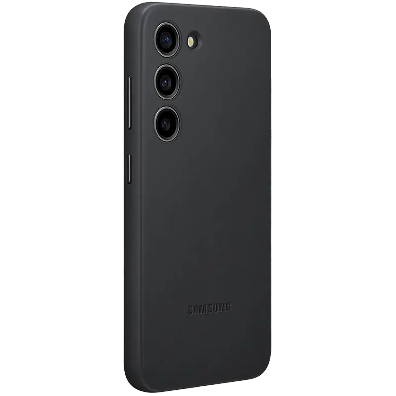 Husă Samsung Galaxy S23 Leather Cover Husa din piele Negru