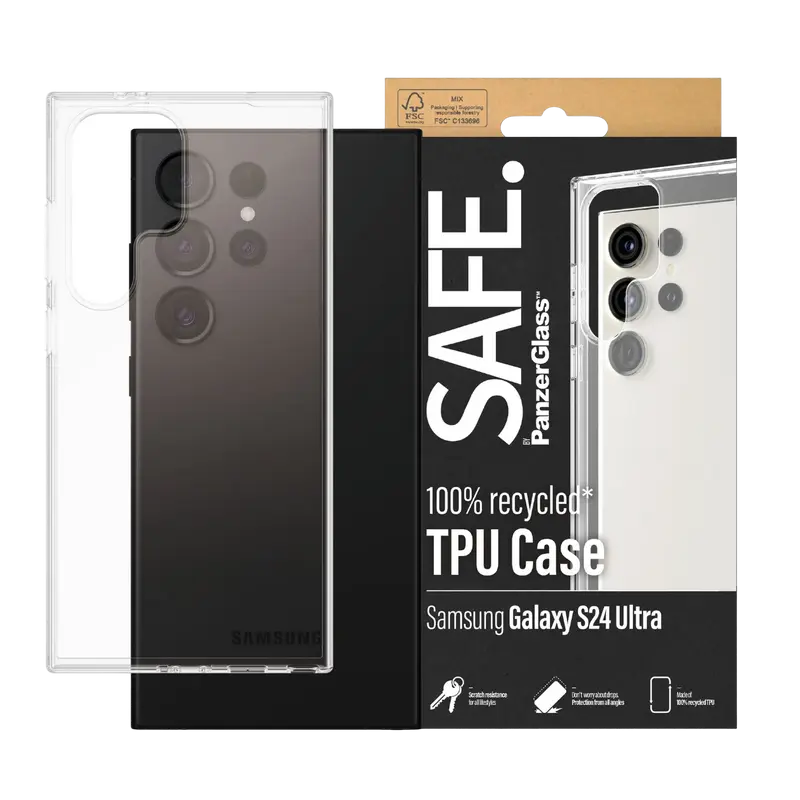 Husă PanzerGlass Samsung Galaxy S24 Ultra Safe SAFE. Transparent