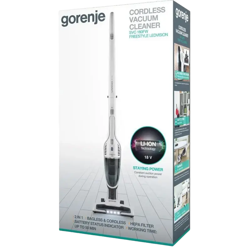 Aspirator Vertical Gorenje SVC180FW Alb