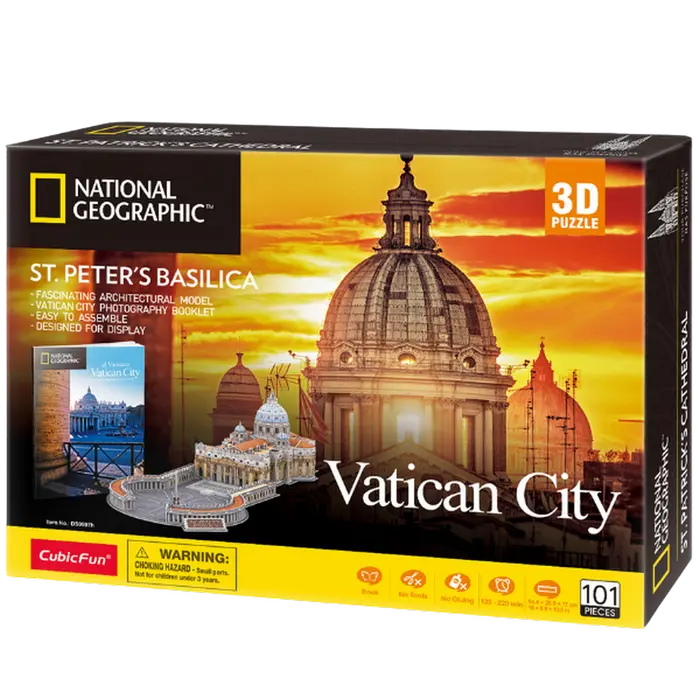 Puzzle 3D CubicFun St. Peter's Basilica Multicolor