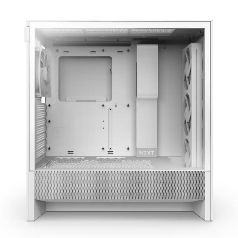 Carcasă PC NZXT H5 Flow RGB Midi-Tower Alb