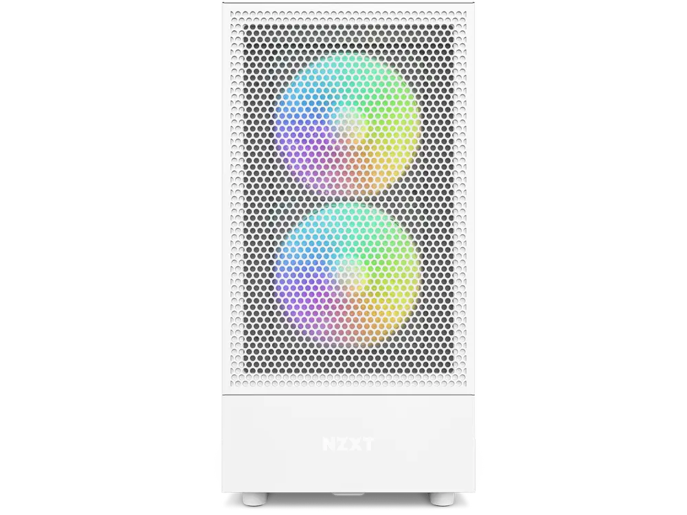 Carcasă PC NZXT H5 Flow RGB Midi-Tower Alb