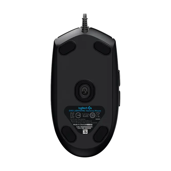 Gaming Mouse Logitech G102 Cu fir Negru