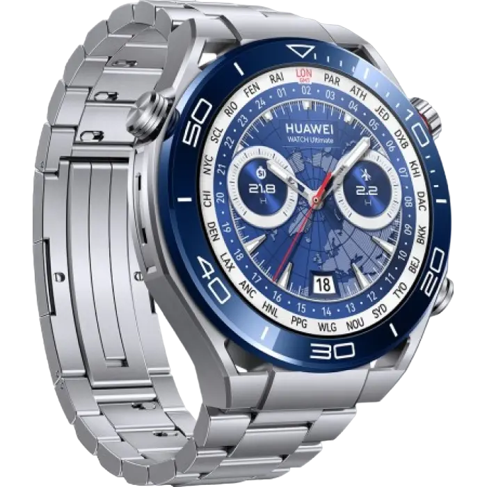 Умные часы Huawei Watch Ultimate Серебристый | Синий