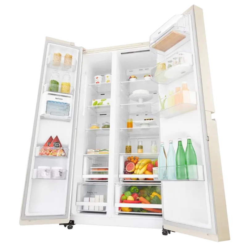 Холодильник LG GC-B247SEDC Бежевый