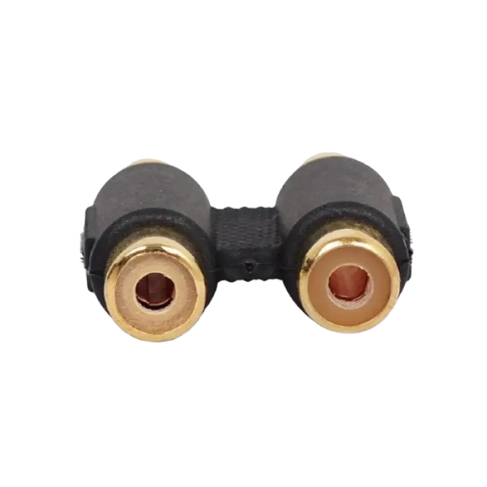 Аудио адаптер Cablexpert A-2RCAFF-01 Черный